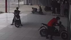 Maling Beraksi Siang Bolong, Honda Beat Karyawan Toko Qum Qum Raib Digondol Pencuri