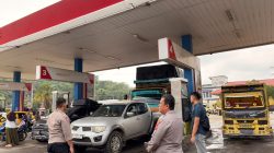 Intensif Pantau SPBU, Polsek Tanah Sepenggal Cegah Penyalahgunaan BBM Bersubsidi