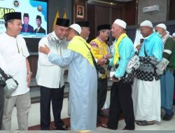 Bupati Tebo Sambut Kepulangan Jamaah Haji Kloter 22 Tahun 1448 Hijriah