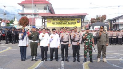 Polda Sumbar Kerahkan 604 Personel Amankan Peringatan 100 Tahun Jam Gadang