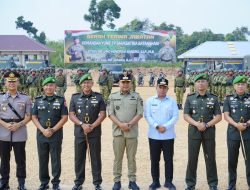 Sertijab Danyonif TP 844/KB, Bupati Agus Apresiasi Sinergi TNI dan Pemkab Tebo