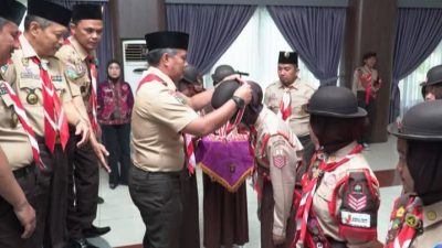 Wabup Tebo Nazar, Lepas Peserta Jambore Daerah Jambi Tahun 2026