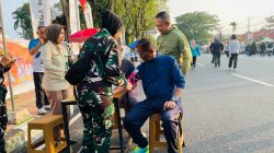 Kesdam XX/Tuanku Imam Bonjol Gelar Pemeriksaan Kesehatan Gratis di Dua Lokasi Car Free Day Kota Padang