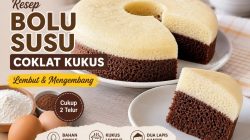 Resep Bolu Susu Coklat Kukus Lembut, Cukup 2 Telur Hasil Mengembang dan Anti Bantat