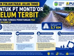 PUPR Tebo Tegaskan Izin Jalan TMMD untuk PT Montd’Or Belum Keluar, Ini Penyebabnya