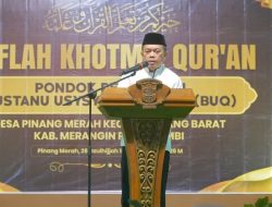 Gubernur Al Haris Ucapkan Terima Kasih ke Pengasuh Ponpes, Hafalan Al-Qur’an Investasi untuk Dunia dan Akhirat