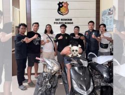 Tim GUNJO Polres Bungo Ringkus Pelaku Curanmor, Tiga Motor Diduga Hasil Curian Diamankan