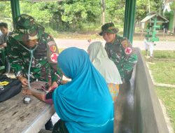TMMD Ke-129 Kodim 0416/Bute Layani Kesehatan Warga Secara Door to Door