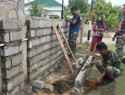 TNI Hadir Bersama Rakyat, Satgas TMMD Bangun Fasilitas Air Bersih