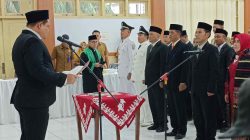 Lantik Puluhan Pejabat Pengawas, Wabup Bungo Ingatkan Sumpah Bukan Sekadar Ucapan