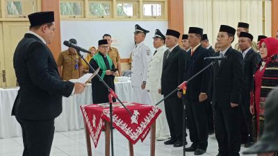 Lantik Puluhan Pejabat Pengawas, Wabup Bungo Ingatkan Sumpah Bukan Sekadar Ucapan