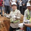 Gubernur Al Haris Letakkan Batu Pertama Pembangunan RSUD Bukit Tengah di Kerinci