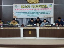 DPRD Tebo Sampaikan Pendapat Akhir Fraksi terhadap Ranperda Pertanggungjawaban APBD 2025