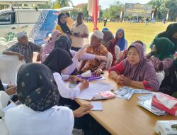 Pengobatan Gratis Warnai Pembukaan TMMD Ke-129 di Tanjung Agung