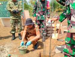 Bupati Bungo Letakkan Batu Pertama Tugu TMMD Ke-129