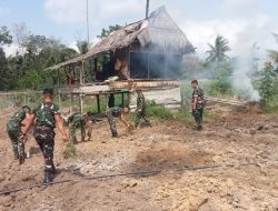 Usai Dibajak, Satgas TMMD Rapikan Lahan Ketahanan Pangan Demi Hasil Pertanian Maksimal