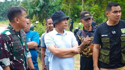 Camat Septian Arifin Dampingi Bupati dan Dandim Tinjau Lokasi TMMD 2026 di Tanjung Agung