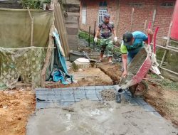 TMMD Ke-129 Hadirkan Sanitasi Sehat, Pembangunan Septic Tank RTLH Hampir Rampung