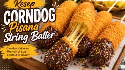 Resep Corndog Pisang String Batter, Camilan Kekinian yang Renyah di Luar dan Lembut di Dalam