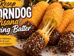 Resep Corndog Pisang String Batter, Camilan Kekinian yang Renyah di Luar dan Lembut di Dalam