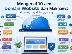 Mengenal 10 Jenis Domain Website dan Maknanya: .id, .com, .my.id, hingga .org