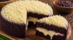 Cara Membuat Kue Ketan Hitam Keju Lumer yang Lembut, Legit, dan Anti Gagal