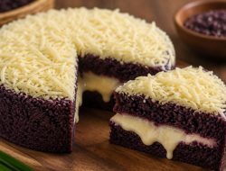 Cara Membuat Kue Ketan Hitam Keju Lumer yang Lembut, Legit, dan Anti Gagal
