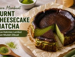 Cara Membuat Burnt Cheesecake Matcha, Kue Kekinian yang Lembut dan Mudah Dibuat di Rumah
