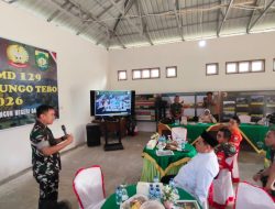 Dandim 0416/Bute Paparkan Progres TMMD ke-129 kepada Danrem 042/Gapu