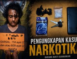 Satresnarkoba Polres Bungo Tangkap Mahasiswa di Pelepat Ilir, Sita 6,30 Gram Sabu