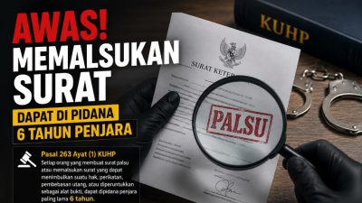 Pemalsuan Surat Terancam 6 Tahun Penjara, Polri Ingatkan Masyarakat Tak Main-main dengan Dokumen