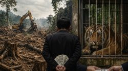 Hutan Dijarah, Satwa Dipenjara, Nurani Manusia Menghilang