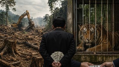 Hutan Dijarah, Satwa Dipenjara, Nurani Manusia Menghilang