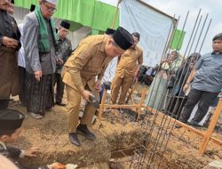 Wabup Bungo Letakkan Batu Pertama Gedung PCNU, Ditargetkan Rampung 2026