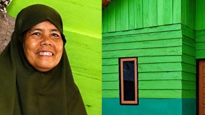 Rumah Direhab TNI, Senyum Maimunah Kini Kembali