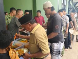 Jumat Berkah, Kodim 0416/Bute Siapkan Makan Siang Gratis untuk Jemaah Masjid