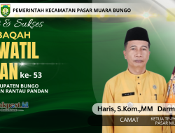 Camat Pasar Muara Bungo Ucapkan Selamat dan Sukses MTQ ke-53 Tingkat Kabupaten Bungo