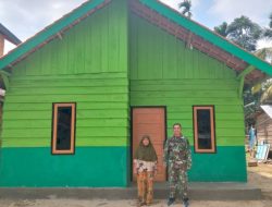 Rumah Direhab TMMD, Senyum Bahagia Maimunah dan Maskur Hanapi Kembali Menghiasi Hunian Mereka