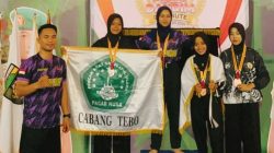 Pagar Nusa Tebo Borong 21 Medali pada Kejuaraan Piala Dandim 0416/Bute