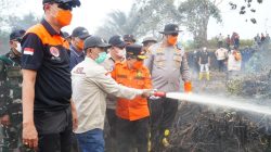 Karhutla Lubuk Kepayang Berhasil Dikendalikan, Al Haris Perintahkan Pendinginan dan Waterbombing