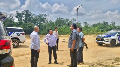 Gubernur Jambi Didampingi Bupati Bungo Tinjau Pembangunan Sekolah Rakyat