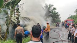 Dump Truck Hino Terbakar, Rugi Rp800 Juta