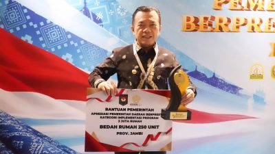 Jambi Raih Penghargaan Daerah Berprestasi, Dapat Rp5 Miliar untuk Bedah 250 Rumah