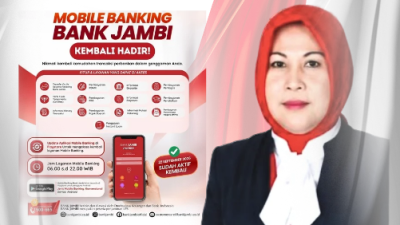 Mobile Banking Bank Jambi Aktif Lagi, Begini Respon Hangat Nasabah