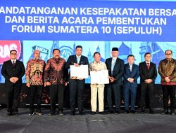 Gubernur Al Haris Teken MoU Forum Sumatera Sepuluh, Perkuat Sinergi Pembangunan Antarprovinsi