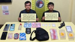 Dua Pria Diamankan, Polisi Sita 33,77 Gram Sabu dan Revolver Rakitan
