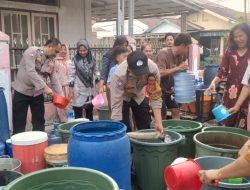 Air Bersih Menipis, Polres Bungo Turun Tangan