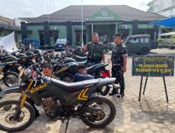 Kendaraan Dinas Kodim 0416/Bute Dicek, Denpal Jambi Pastikan Siap Operasional