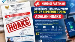 Komdigi Pastikan Isu Internet Nasional Padam 25-27 September adalah Hoaks