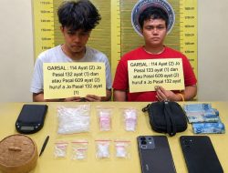 Kerap Transaksi Narkoba di Kebun Sawit, Dua Pria di Jujuhan Diringkus Polisi